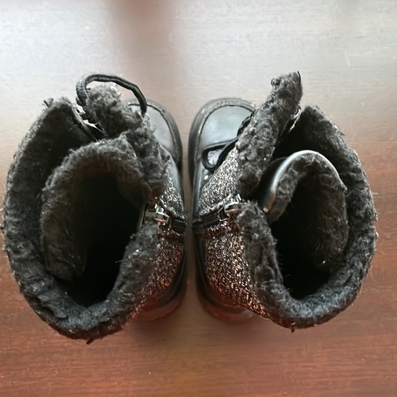 Little Girls U.S. Polo Assn Snow Boots Black Size 7 - Picture 8 of 9